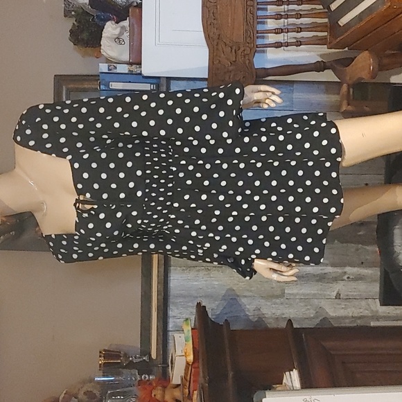 Polka dot Mini Dress/Shirt - Picture 5 of 6